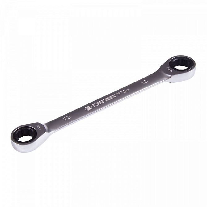 KING TONY (37361213M) Ключ трещоточный накидной 12х13 мм, прямой