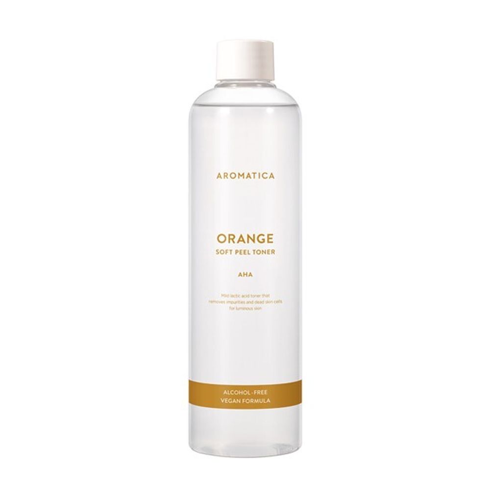 Aromatica Orange Soft Peel Toner отшелушивающий тонер с апельсином и АНА-кислотами