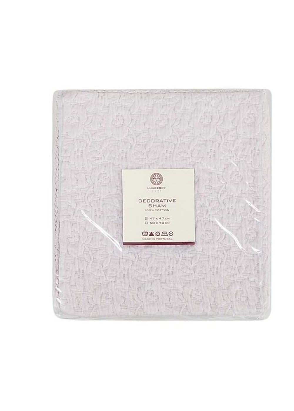 Наволочка декоративная 47х47 Luxberry Provence ягодный мусс Португалия упаковка