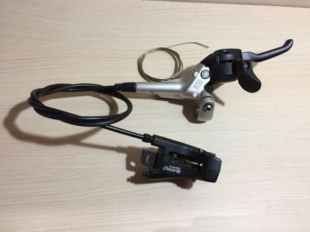 Моноблок левый х3 Shimano Deore ST-M535