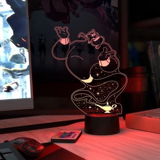 3D лампа Джинн Алладин