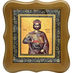 Анастасий Персиянин преподобномученик. Икона на холсте.