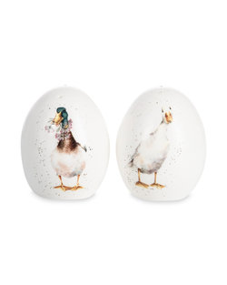 Набор для соли и перца на подставке 8см Royal Worcester Забавная фауна Утки