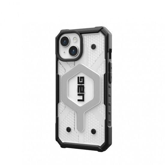 Чехол с поддержкой MAGSAFE Uag Pathfinder для iPhone 15 6.1", цвет прозрачный (ice)