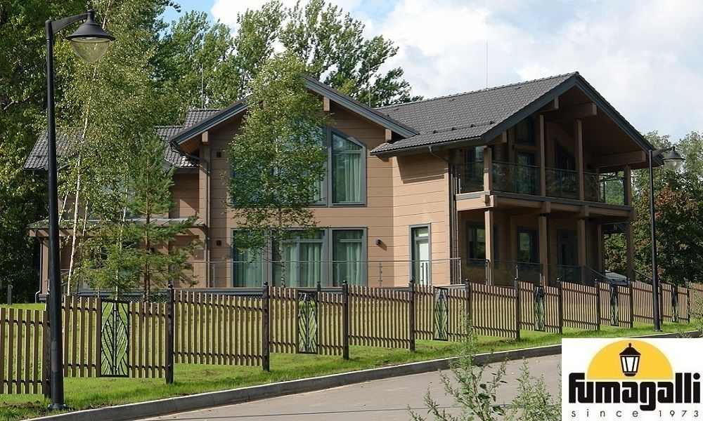 Парковый фонарь FUMAGALLI EKTOR 4000/MIDIPILAR/VIVI 1L LED-HIP V50.372.A10.AXH27