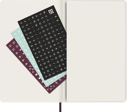 Еженедельник Moleskine PRECIOUS & ETHICAL MAMBA Large 130х210мм обложка экокожа 144 стр бургунди (DSPRETF3712WN3)