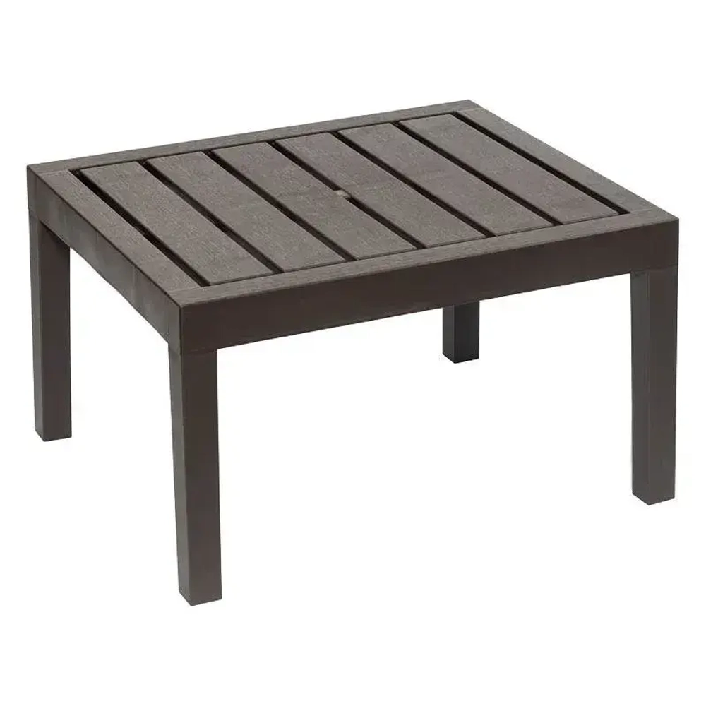 Стол РЕЙКИ коричневый ротанг