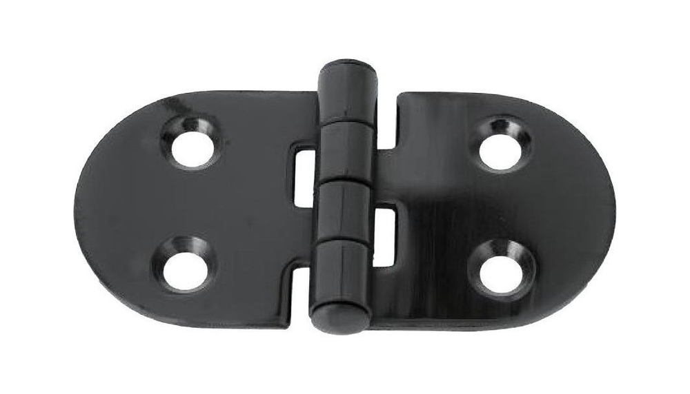 Петля 40х74 мм, цвет черный