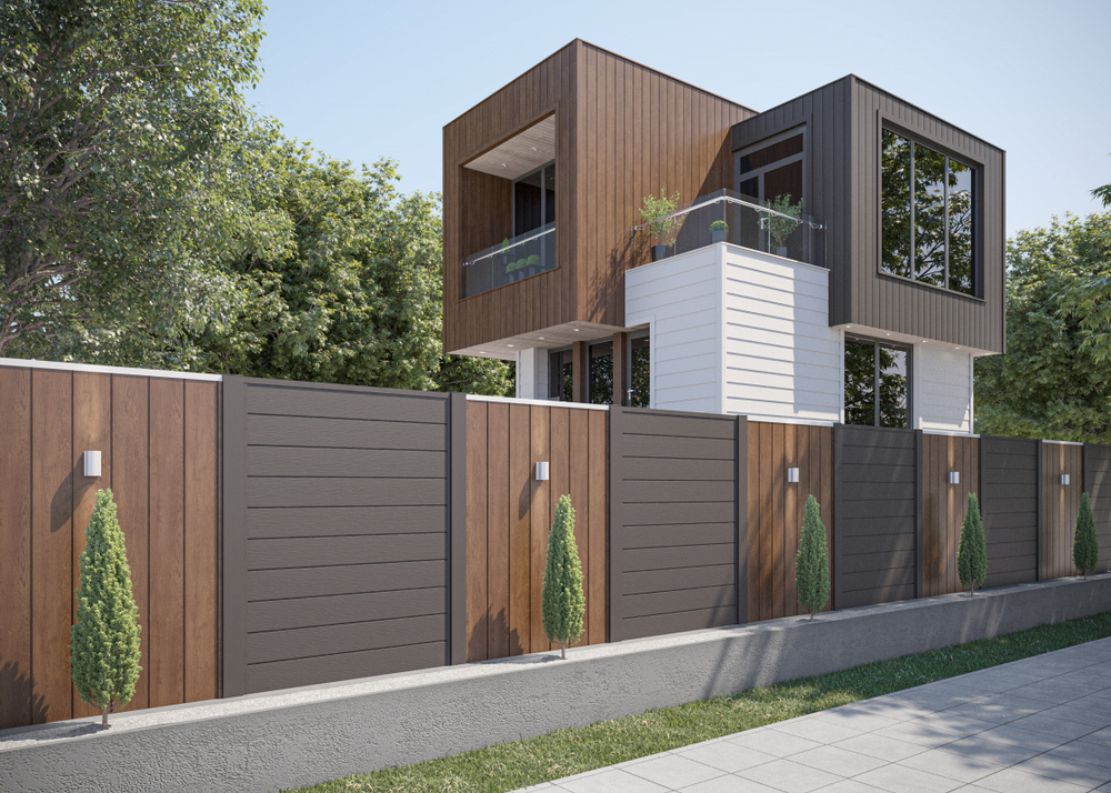 Модуль ограждения AQUASYSTEM Канадский дуб фактурный