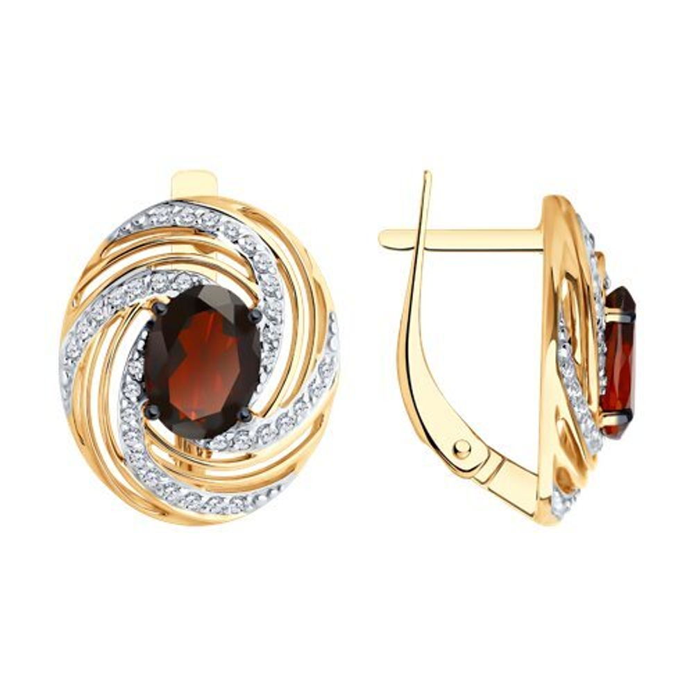 Серьги из золота 585 пробы