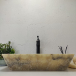 Раковина из оникса Rectangle Big Grey SO-61584 60*40*14