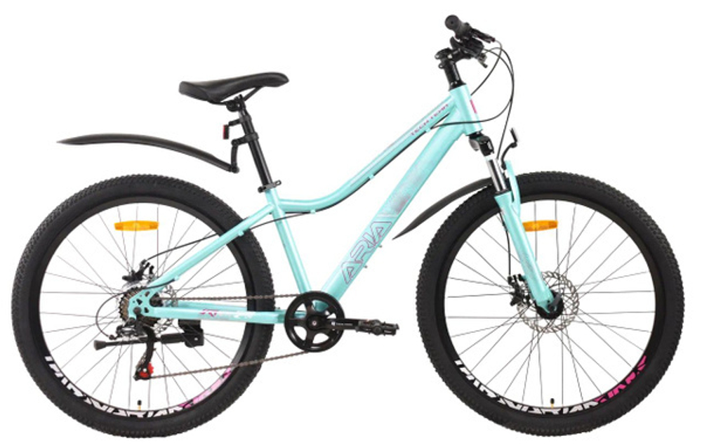 Велосипед TechTeam ARIA 24"х13"  бирюзовый МАРКИРОВКА