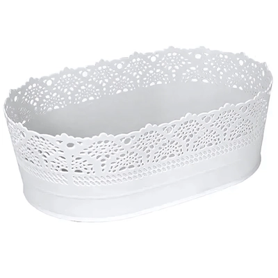 Сухарница АЖУР 22см Белый 0,08,15х0,22м