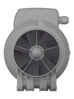 Вентилятор канальный TYPHOON D125 осевой 2скор. ERA PRO