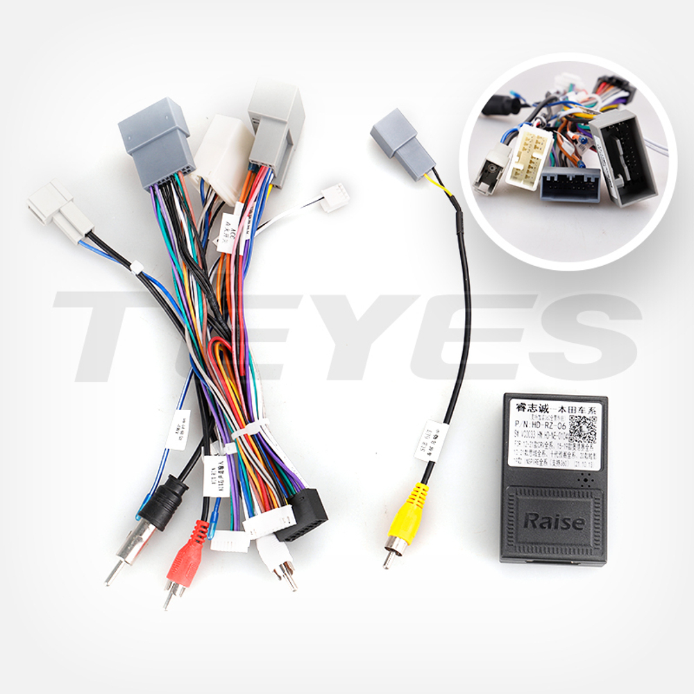 Комплект рамки с разъёмами 9" Honda Civic 9 2012-2015 хетч - Car-Smart 3234