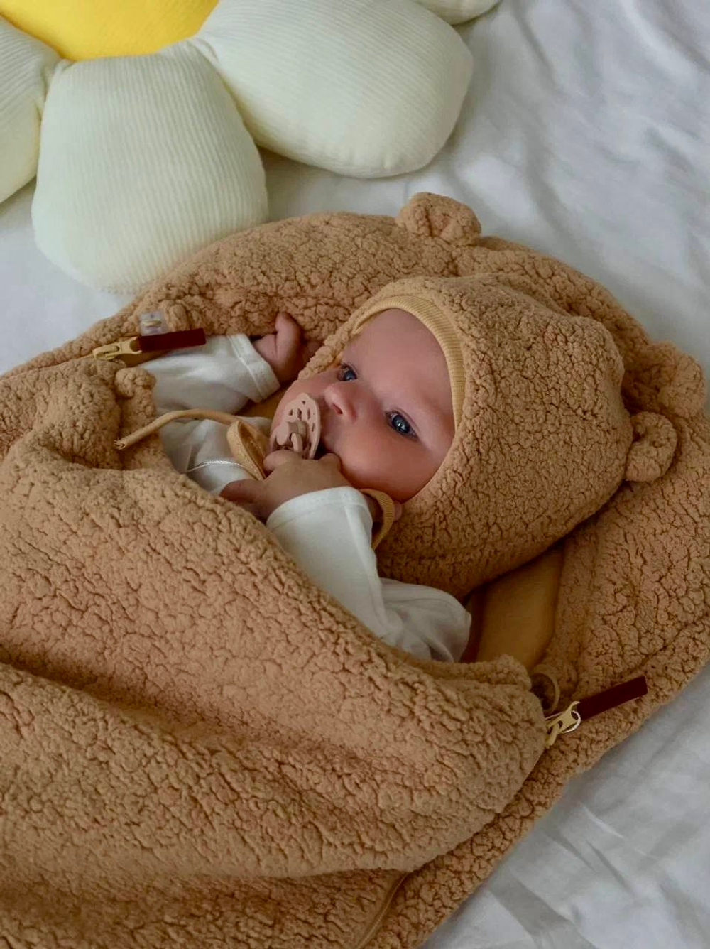 Конверт из шерпы Teddy (сливочный)