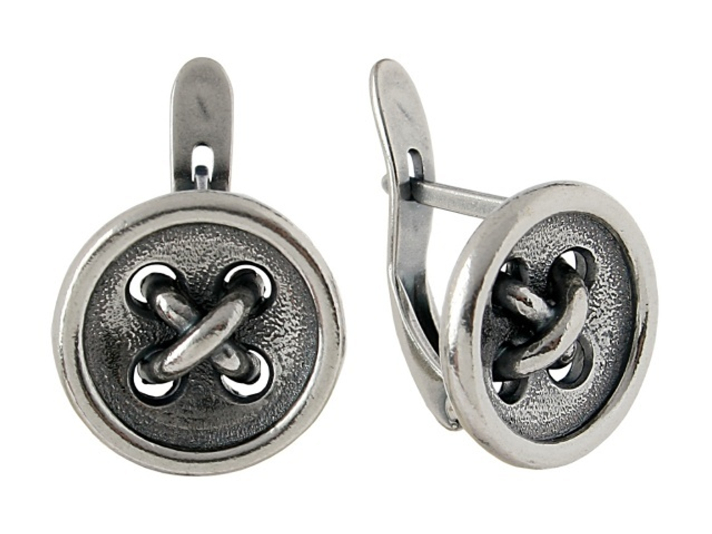 Пуговичка (Серьги)