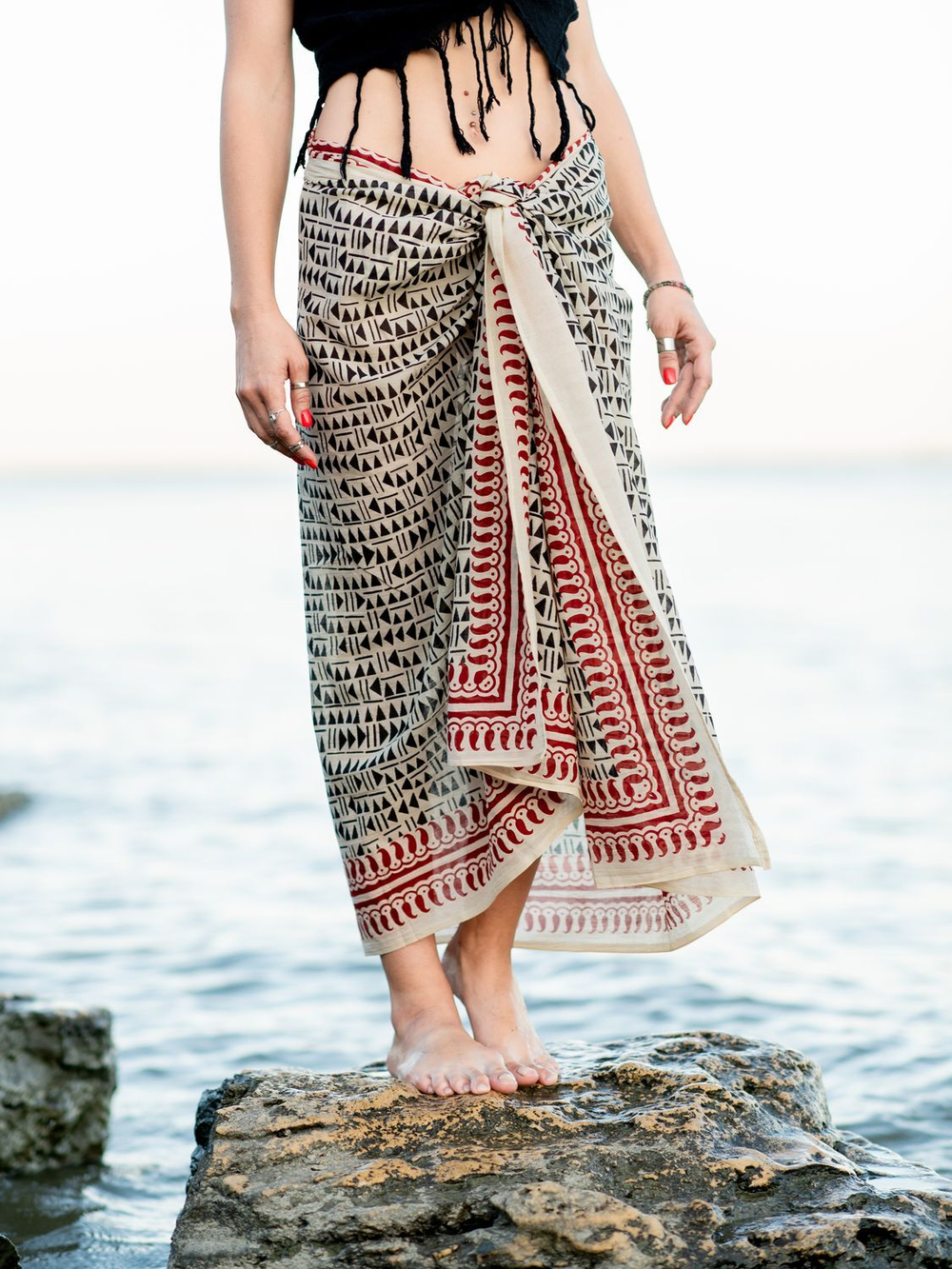 Легкий шарф-платок