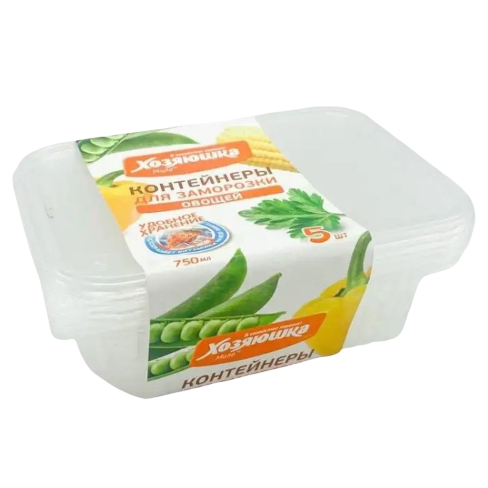 Контейнер для заморозки "Хозяюшка Мила" 0,75л