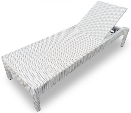 Шезлонг-лежак плетеный Tagliamento GS925, белый