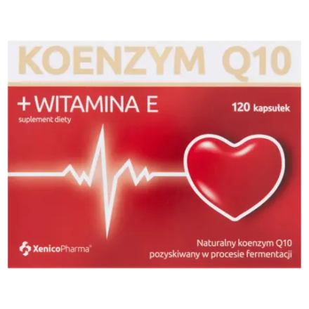 Xenico Pharma - Коэнзим Q10 + витамин Е, 120 капсул