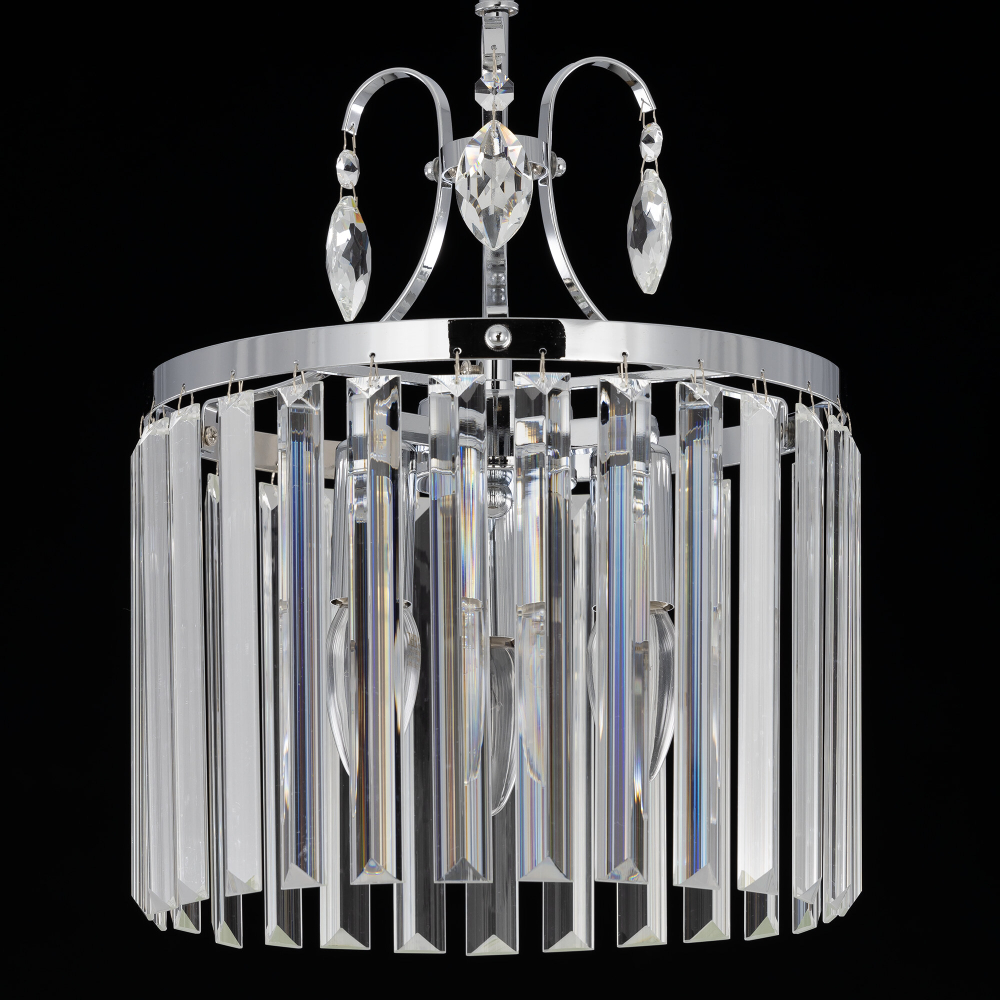 Citilux Инга CL335131 Люстра хрустальная подвесная Хром
