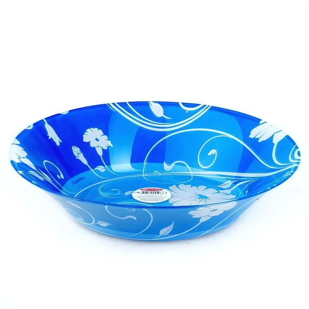 Тарелка из стекла d-22см «Serenade» синий