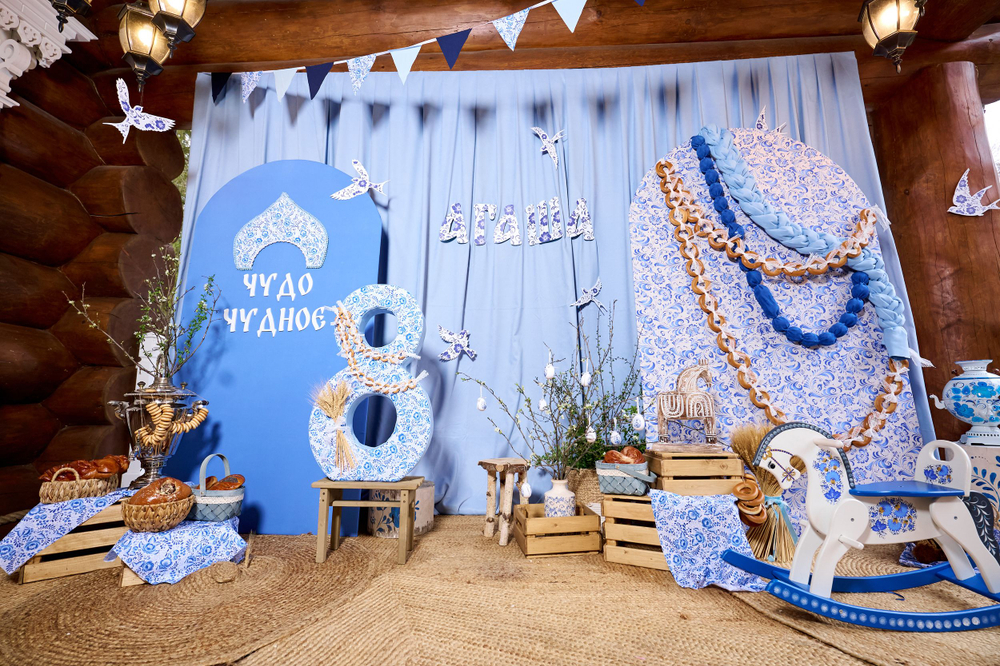 Праздник в стиле Гжель