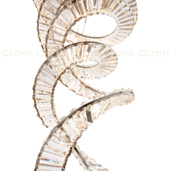 Люстра Cloyd GONDWANA C2 / выс. 135 см - хром (арт.10403)