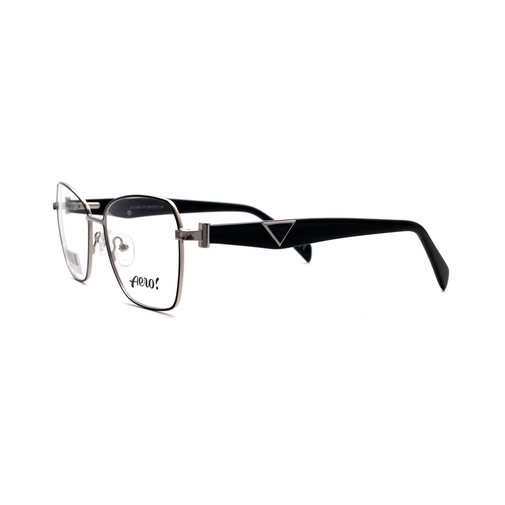 Оправа многогранник AERO A1346 c1 стальной/черный (Италия)