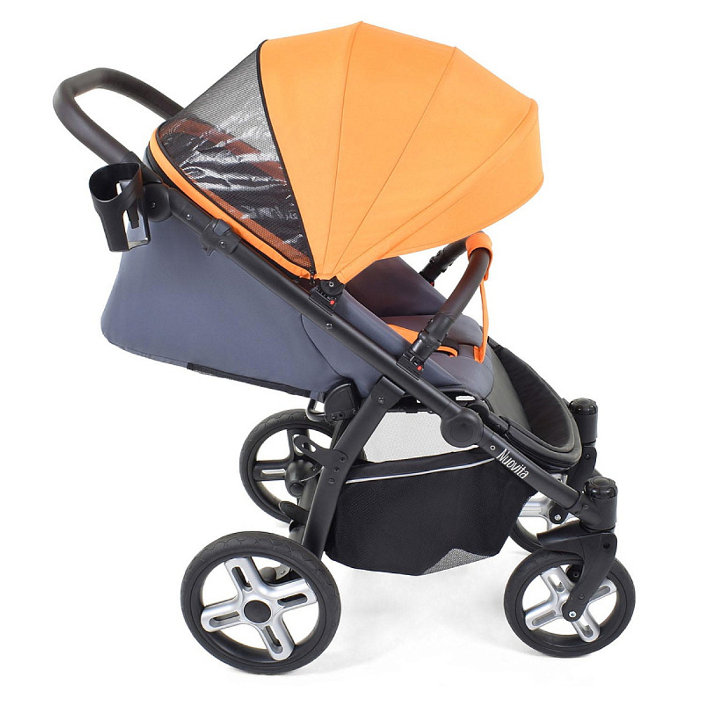 Прогулочная коляска Nuovita Modo Terreno Arancione grigio / Оранжево-серый