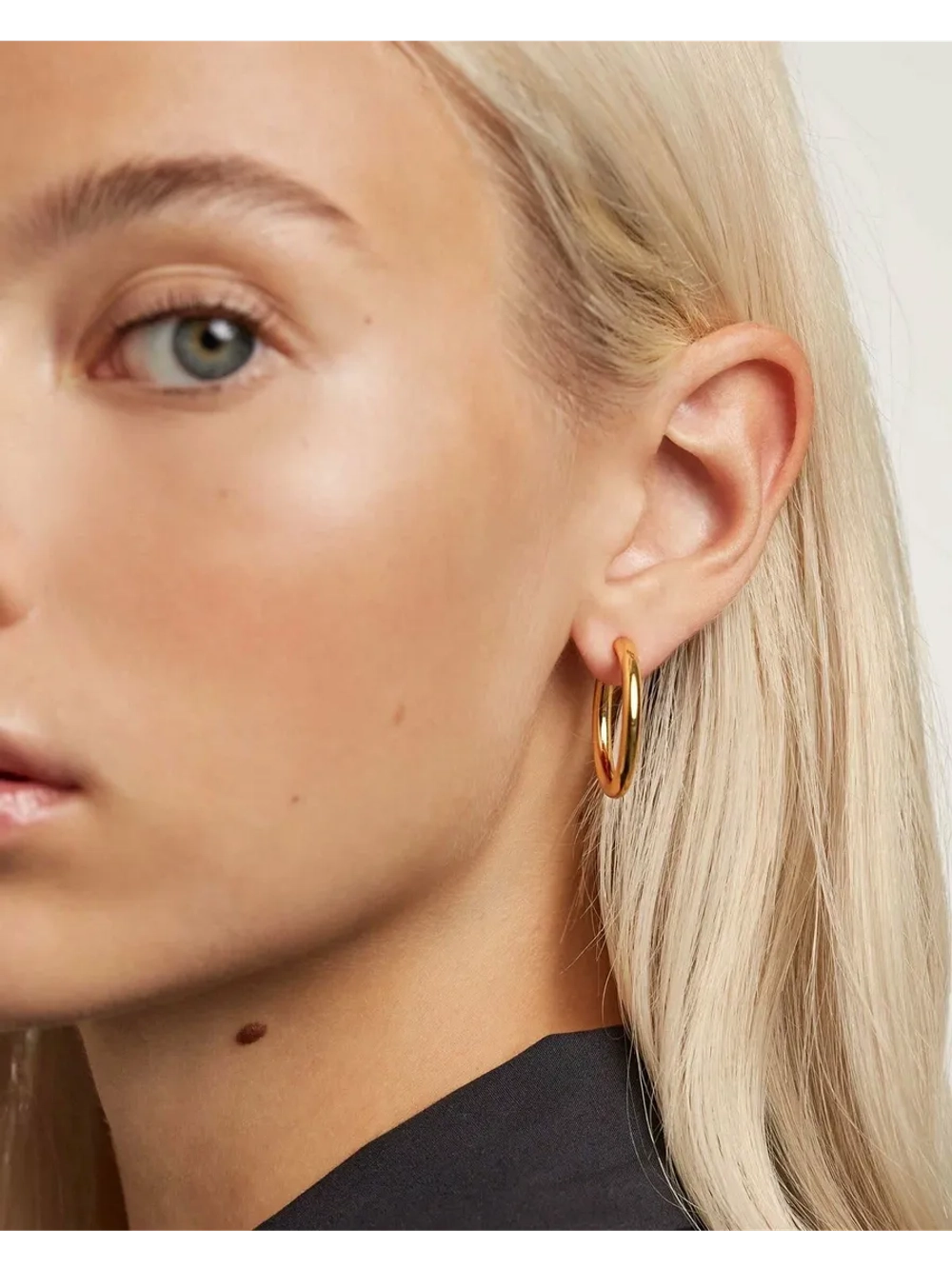 Серьги Supreme Cloud серебро 925 пробы покрытое золотом