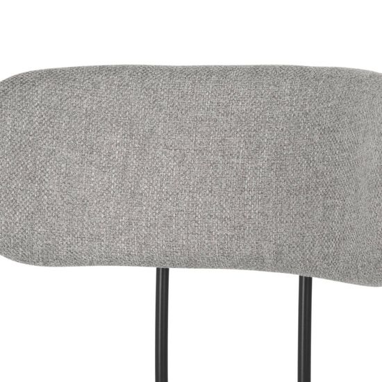 Стул Pedigree металлический каркас, серая ткань