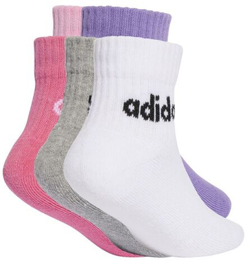 Теннисные носки Adidas Kids Linear Ankle 5P - multicolor