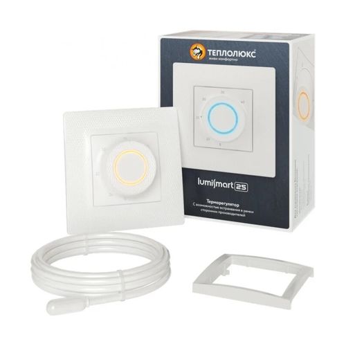 Терморегулятор Теплолюкс LumiSmart 25 белый 3,5 кВт