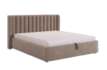 Кровать с подъемным механизмом Ева 160х200 см (галька,графит,капучино,крем,латте,мята,пудра,топаз (велюр))