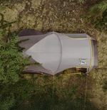 Палатка Naturehike KOTA 6, 6-местная, алюминиевый каркас, серо-коричневая