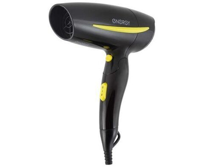 Фен Energy EN-859 Черный, 1,2кВт, 2 режима, складная  ручка