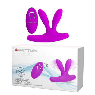 Вибратор Double Penetration Pretty Love BI-014477W