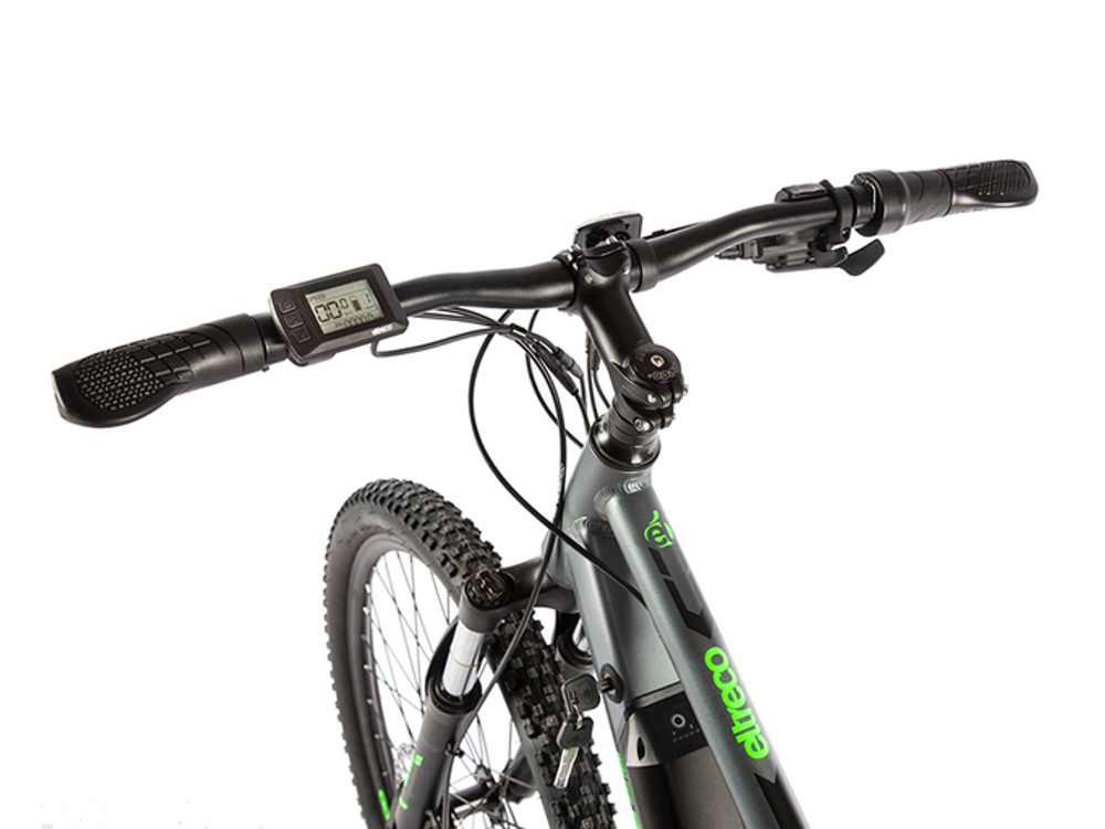 Электровелосипед Eltreco Walter (Черно-зеленый)