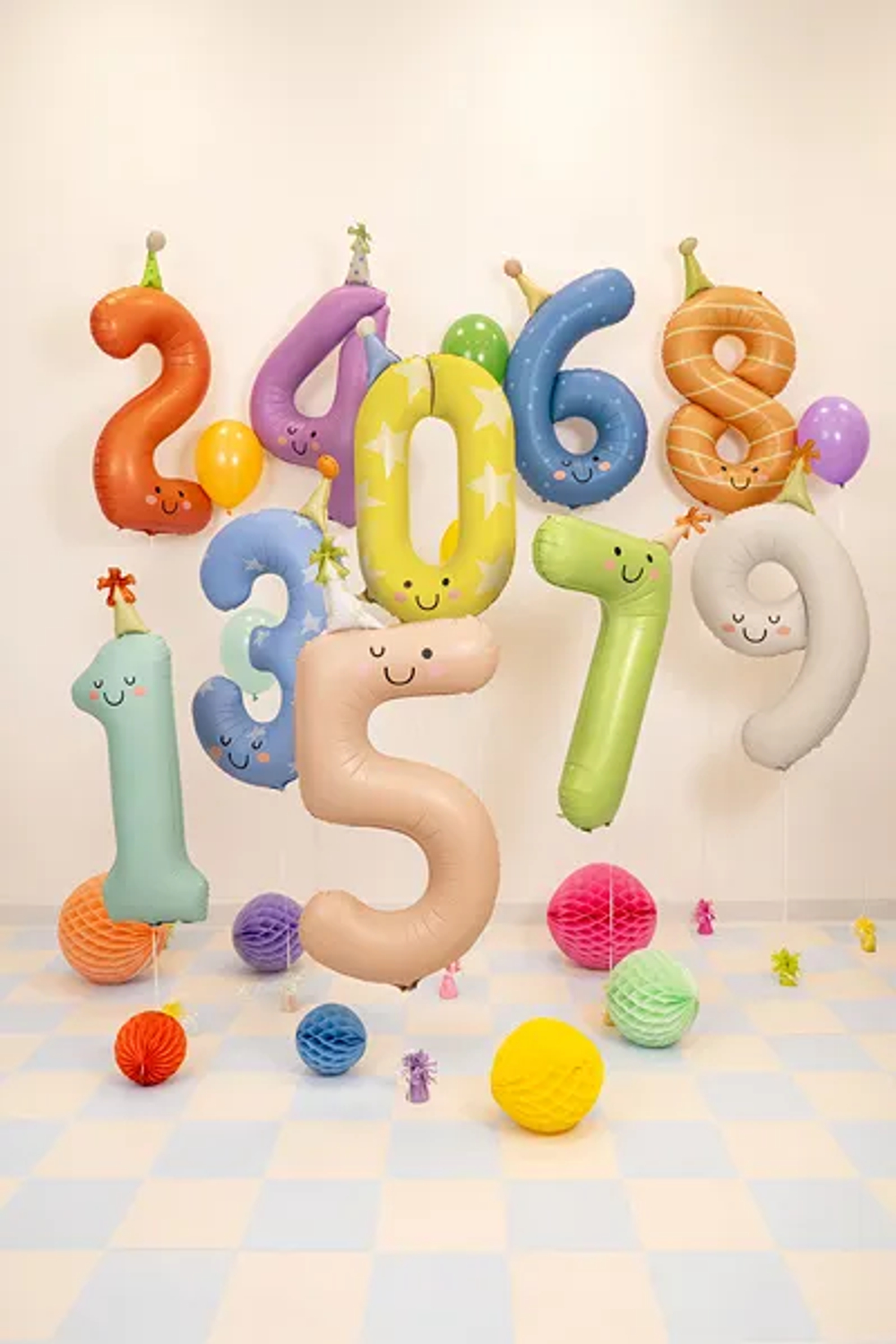 Шар с колпачком "Цифра 2" (86 см)