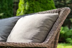 "Гляссе" лаунж-зона из искусственного ротанга, цвет коричневый