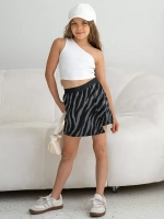 Летний топ для девочки на одно плечо