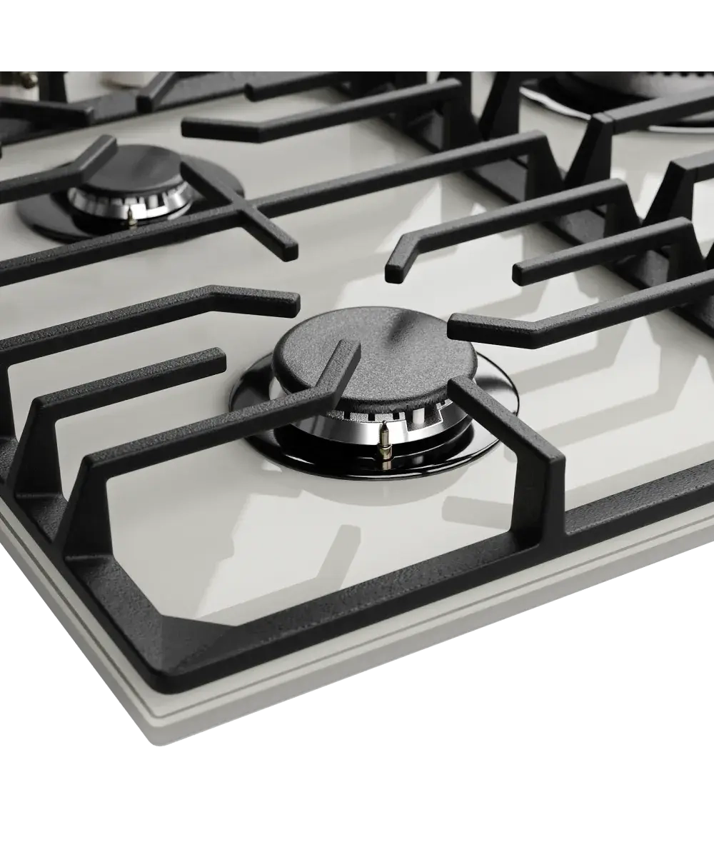 Газовая варочная панель Kuppersberg FG 601 W Silver фото 4