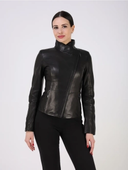 Кожаная куртка демисезонная косуха натуральная