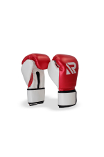 Перчатки боксерские RAGE FIGHT GEAR красно-бел.