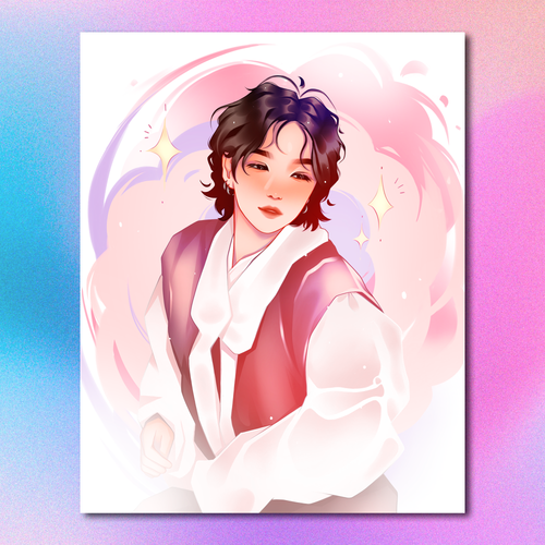 Арт принт / art.lior / BTS / Юнги #10