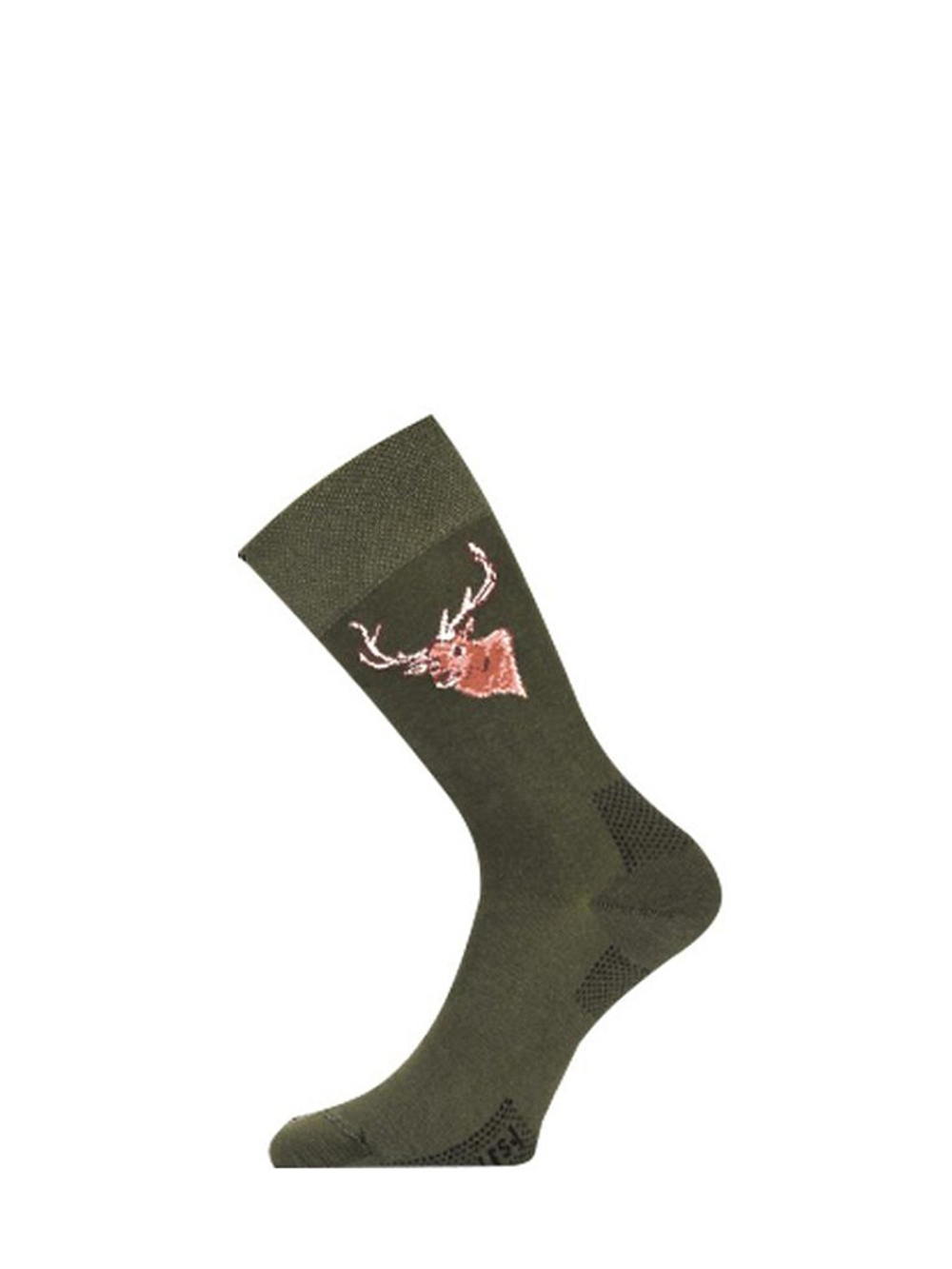 Носки Lasting LFSJ 620, cotton+polyamide, зеленый с рисунком, размер XL, LFSJ620-XL