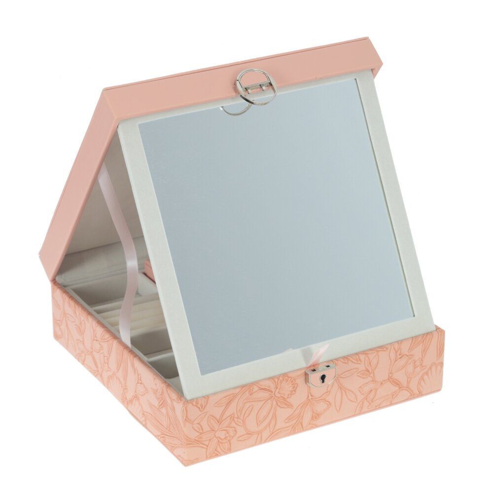 GAEM Шкатулка для украшений с дорожным футляром, L25 W25 H9 см