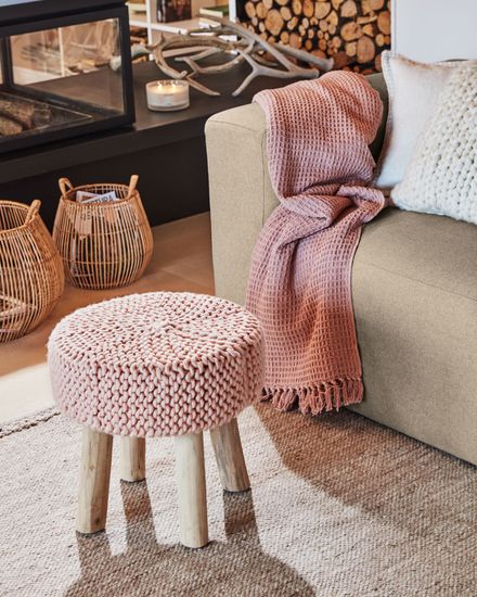 Диван 3-х местный Blok с правым шезлонгом бежевый 300 см